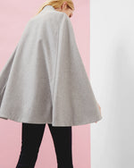 Aillaa Wool Wrap Over Cape