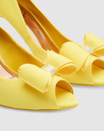 Alifair Bow Detail Peep-Toe Courts