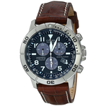 Citizen Mens BL5250 02L Titanium Eco Drive Watch with Leather Band