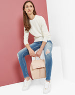 Kimle Ripped Skinny Jeans