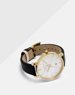 Lurisia Pearl Face Leather Strap Watch